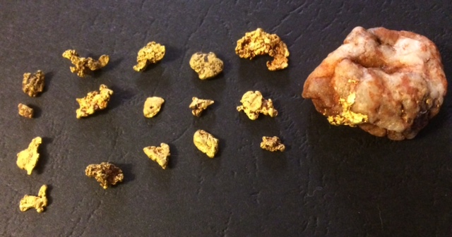 gold nuggets